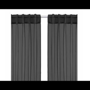 IKEA SARITA sheer curtains 2pc, never used, easy to take care of